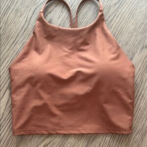 Old Navy Brown Active Crop Top